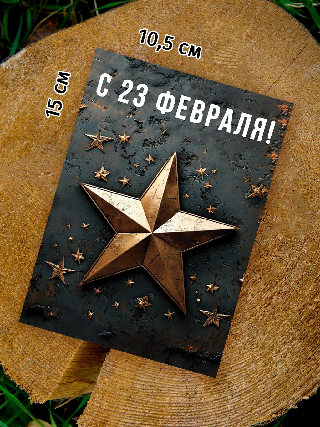 Шоко-открытка - "23 февраля" 