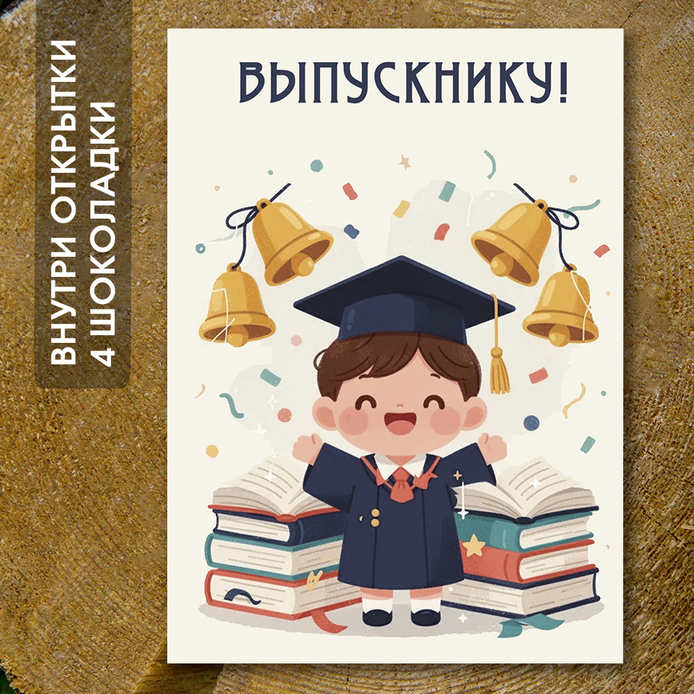 Шоко-открытка "Выпускнику"